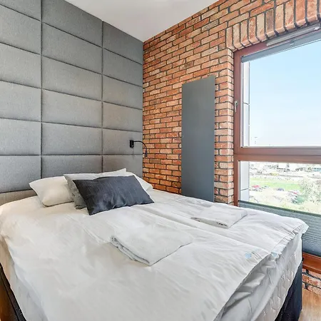 דירה Nowa Motlawa Spa, Pool, Gym & Parking By Downtown גדנסק