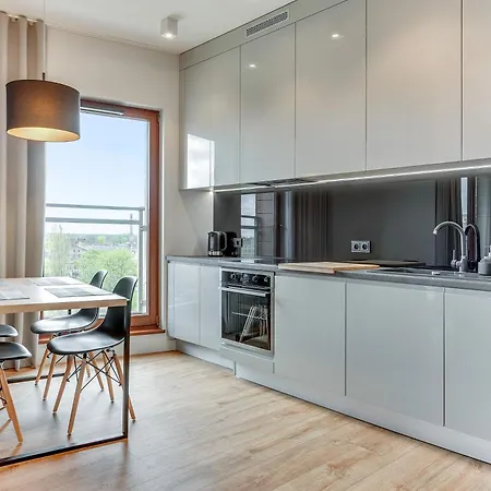 Apartmán Nowa Motlawa Spa, Pool, Gym & Parking By Downtown Gdaňsk