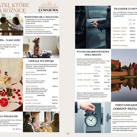 アパートホテル Nowa Motlawa Spa, Pool, Gym & Parking By Downtown グダニスク