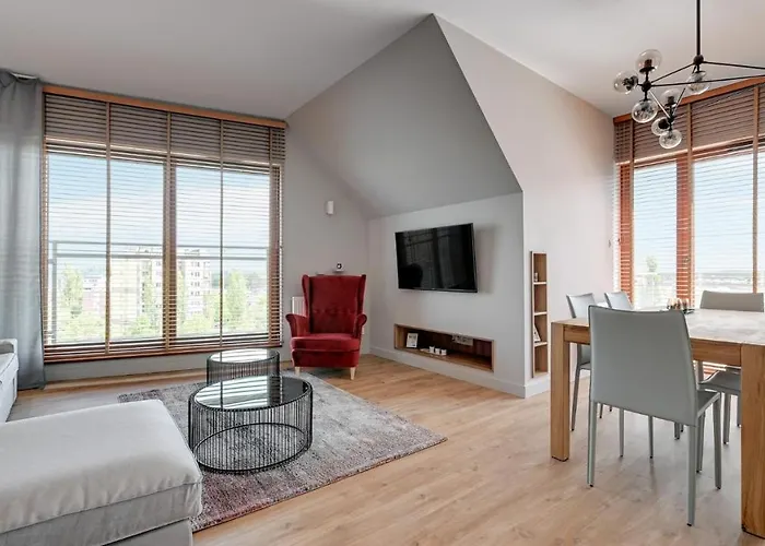 Lägenhetshotell Nowa Motlawa Spa, Pool, Gym & Parking By Downtown Gdańsk