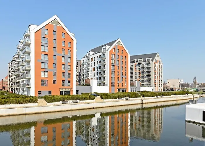 Nowa Motlawa Spa, Pool, Gym & Parking By Downtown Lägenhetshotell Gdańsk