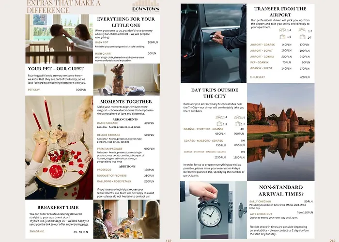 アパートホテル Nowa Motlawa Spa, Pool, Gym & Parking By Downtown 4*