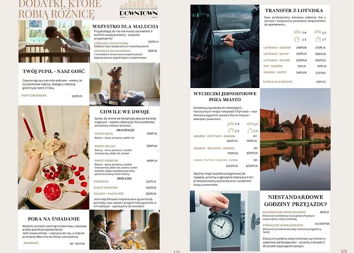 アパートホテル Nowa Motlawa Spa, Pool, Gym & Parking By Downtown グダニスク